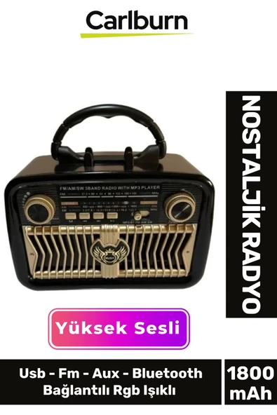 Kaliteli Yüksek Sesli Retro Nostalji Bluetooth Bağlantılı Usb Sd Kart Radyo Mp3 Player Müzik Kutusu ürün görseli 1