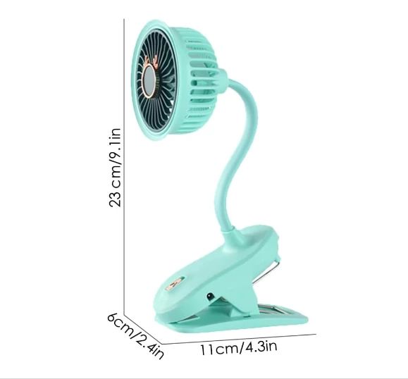 Taşınabilir Mini Klipsli Fan - Resim 2