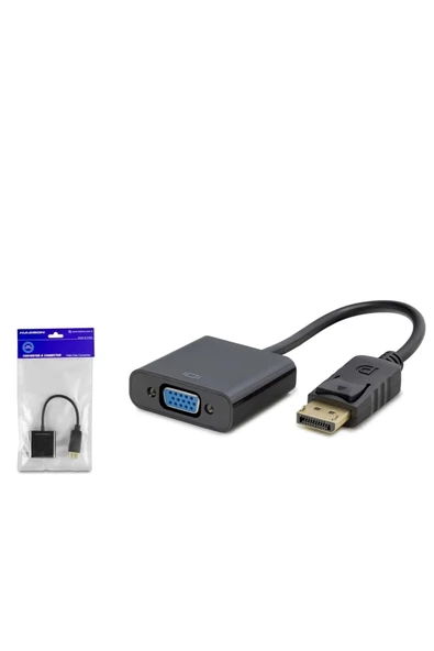 HADRON Hdx7763 Dısplay (M) To Vga (F) Adaptör Siyah TK-140 ürün görseli 1
