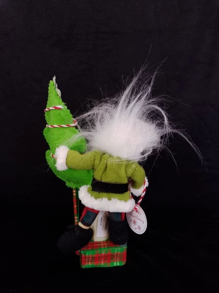 Led ışıklı pilli Santa obje - Resim 2