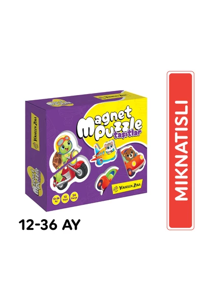 12-36 Ay İlk Magnet Puzzle - Taşıtlar ürün görseli 1