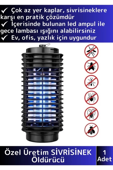 Premium Prizli Asmalı Az Yer Kaplayan Elektrikli Cihaz Cız Lamba Mor Işık Kara Sivri Sinek Öldürücü ürün görseli 1