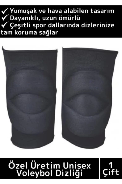 Luxery Özel Üretim Esnek Yumuşak Koruyucu Unisex Voleybol Futbol Dizliği ürün görseli 1