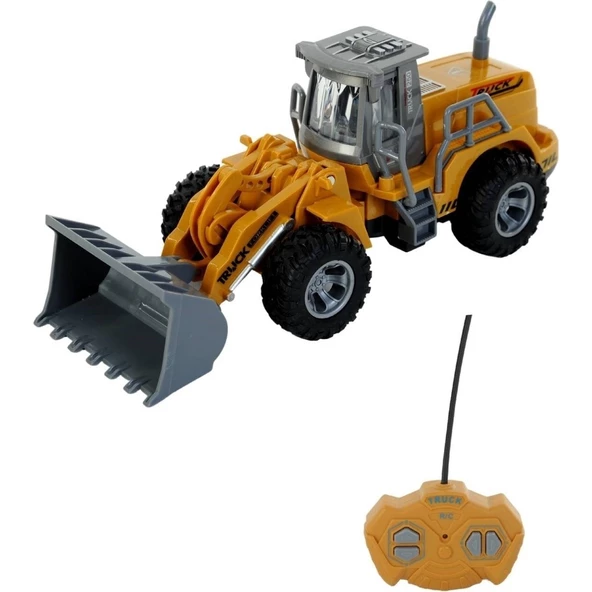 Duman Oyuncak DMNSH091-368B Kumandalı Şarjlı Işıklı Dozer / İş Makinesi -Duman ürün görseli 1