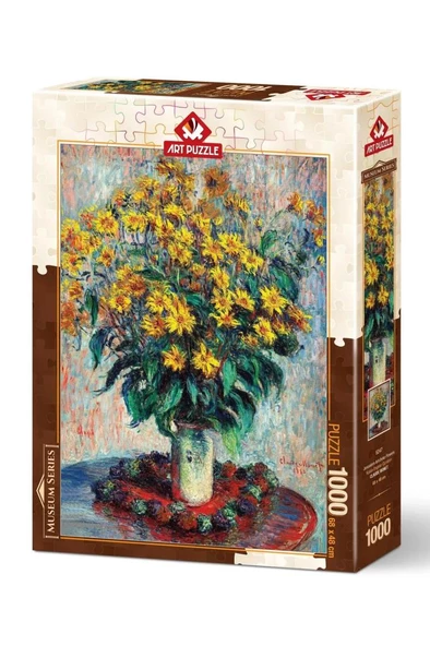 Art Puzzle Kudüs Enginar Çiçekleri, Claude Monet - 1000 Parça 5247 ürün görseli 1