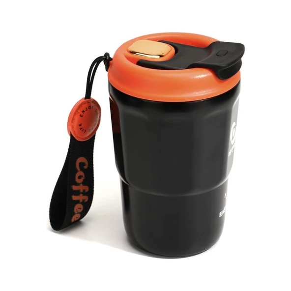 Daima EasyGo Bardak Termos Siyah 380 ml - Resim 2