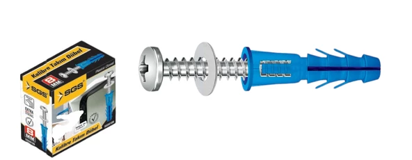 SGS KALİBRASYON TAKIM DÜBEL SİLİNDİR BAŞLI 8mm (KUTU/100 ADET) ürün görseli 1