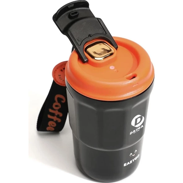 Daima EasyGo Bardak Termos Siyah 380 ml - Resim 3