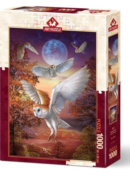 Art Puzzle Ayışığı Baykuşları - 1000 Parça 5273 ürün görseli 1