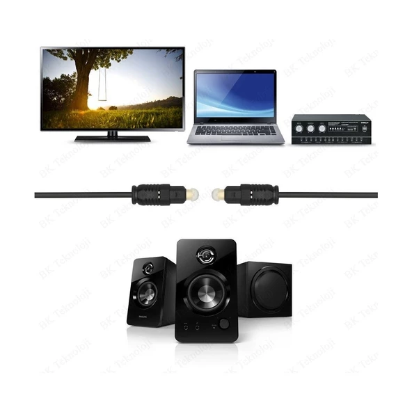 Powermaster 2 Metre  Optik Ses Kablosu Toslink - Resim 2