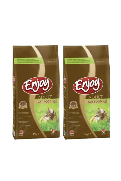 Enjoy Tavuklu Yetişkin Kedi Maması 2 x 15 kg ürün görseli 1