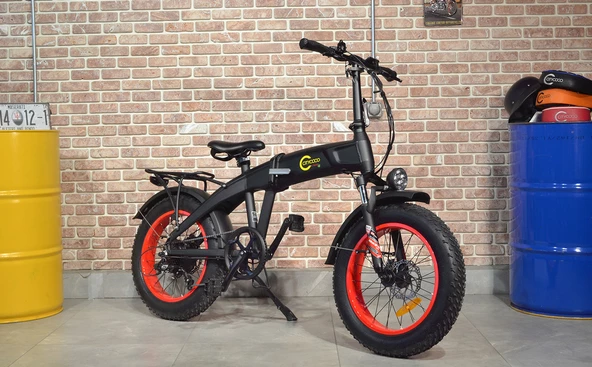 CİTYCOCO Fatbike Mini Katlanabilir Elektrikli Bisiklet 250 Watt ürün görseli 1