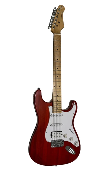 STAGG ELEKTRO GİTAR SES-55 STF RED HSS ürün görseli 1