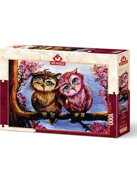 Art Puzzle Aşık Baykuşlar - 1000 Parça 5211 ürün görseli 1