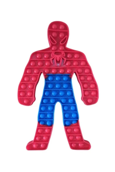 30 cm Spiderman Şeklinde Pop It Örümcek Adam Pop it ürün görseli 1