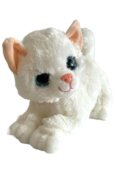 Sesli Miyavlayan Jumbo 30 cm Peluş Kedi ürün görseli 1