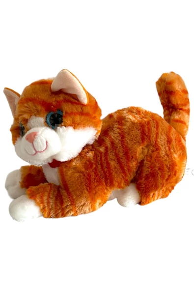 Sesli Miyavlayan Jumbo 30 cm Peluş Kedi ürün görseli 1