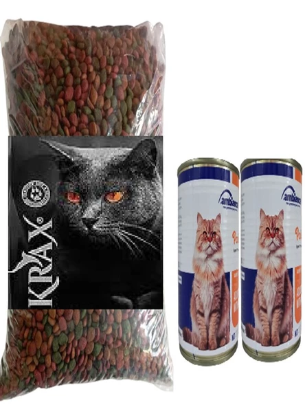Sokak Hayvanları İçin  Gurme Açıkk Kuru Mama 3 kg +Kedi Yetişkin Tavuklu  Yaş Mama 415 gr ürün görseli 1