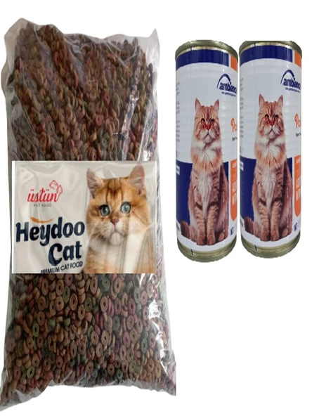 Sokak Hayvanları İçin Kedi kuru Mama Seti (Kedi Kuru Maması Gourmet 3 kg+ Kedi Yetişkin Tavuklu Yaş Mama 415 gr) ürün görseli 1