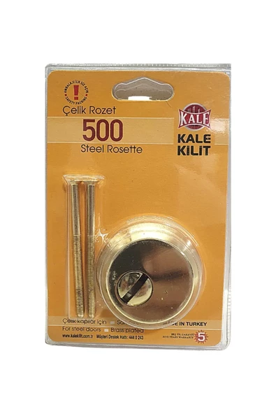 KALE 500 SARI ÇELİK KAPI ROZETİ - Resim 2