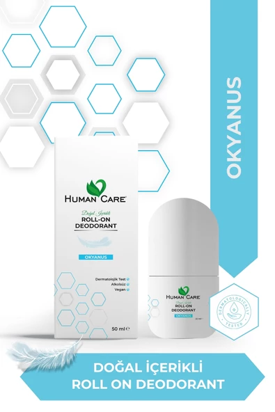 Human Care Doğal Roll On Deodorant Okyanus Kokulu 50 Ml ürün görseli 1