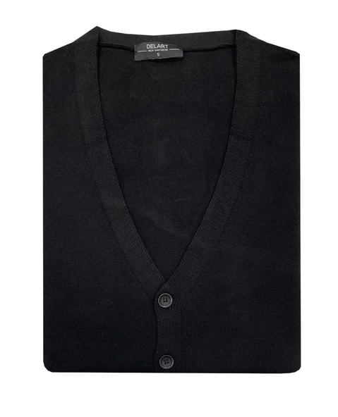 Slim Fit Erkek Düğmeli Triko Ceket Kazak 7033 ürün görseli 1