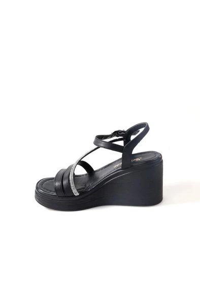 Papuçcity Sprs 02829 Dolgu Taban Kadın Sandalet - Resim 3