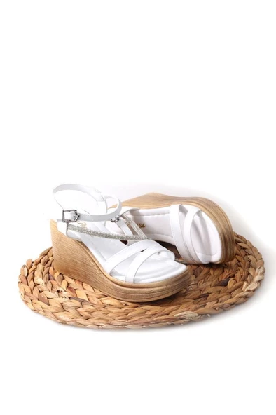 Papuçcity Sprs 02829 Dolgu Taban Kadın Sandalet - Resim 7