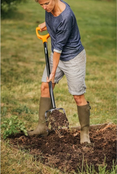 Fiskars 133423 Solid Bahçe Belleme Çatalı - 1003458 - Resim 3