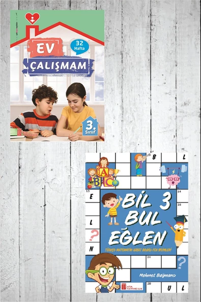 3.Sınıf Ev Çalışmalarım+ Bil Bul Eğlen - Resim 4