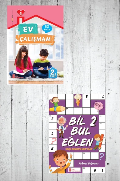 2.Sınıf Ev Çalışmalarım+ Bil Bul Eğlen - Resim 4