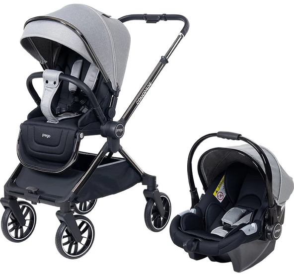 Prego Concorde Travel Bebek Arabası Gri ürün görseli 1