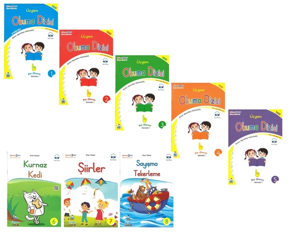 1.Sınıf Harf Defteri+Okuma Dizisi (8 li) - Resim 4