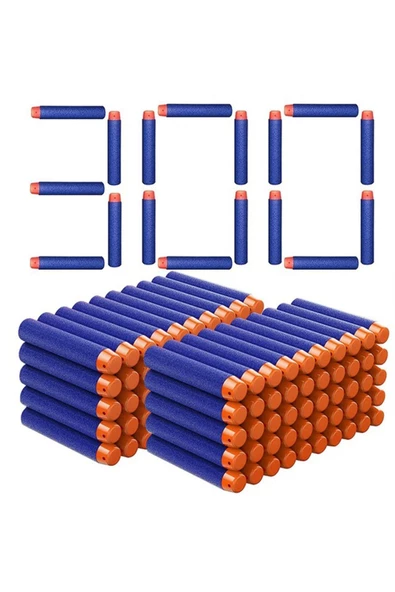 Yumuşak Sünger Mermi 300'lü Yedek Mermi Soft Bullet ürün görseli 1