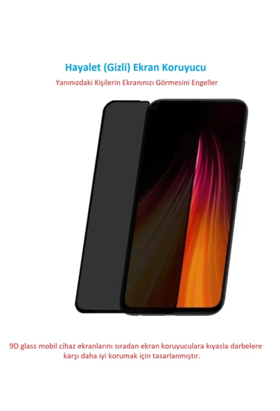 Huawei P40 Lite Telefon Premium Privacy 9h Nano Hayalet Film ürün görseli 1