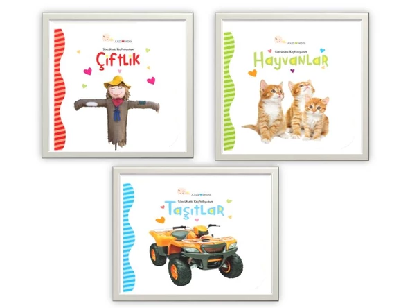 Akıllı Bebek Sözcükleri Keşfediyorum Seti 3 kitap ürün görseli 1