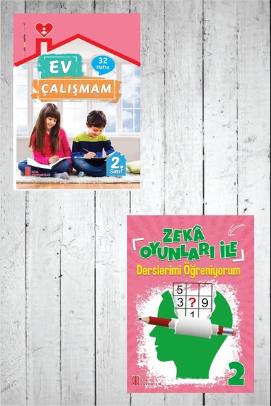 2.Sınıf Ev Çalışmalarım+ Zekâ Oyunları ile Derslerimi Öğreniyorum ürün görseli 1