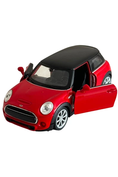 MİNİ COOPER HATCH MODEL ARABA 1:36 ÖLÇEK 10CM METAL DİECAST ürün görseli 1