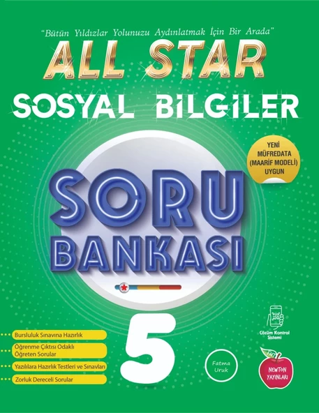 Newton Yayınları Yeni 5.Sınıf All Star Soru Bankası Sosyal Bilimler ürün görseli 1