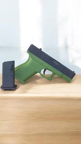 Glock 19 Hareketli Özel Tasarım - Askeri Yeşil - Resim 2