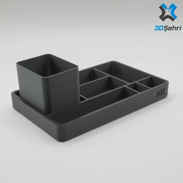 Modern Masaüstü Organizer + Kalemlik - Resim 2