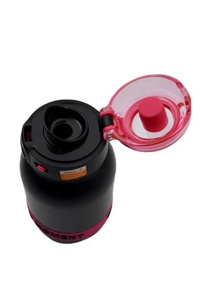 Shotay Çocuk Termos Matara 600Ml Siyah - Resim 3