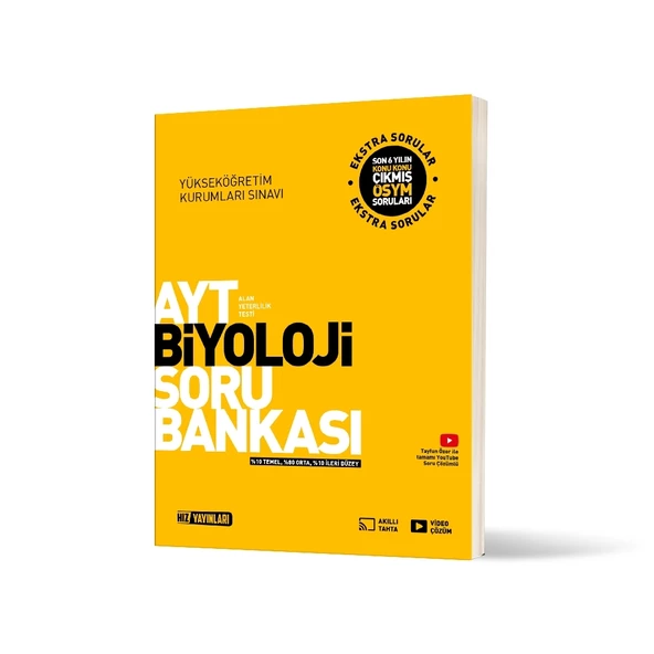 Hız Yayınları AYT Biyoloji Soru Bankası ürün görseli 1