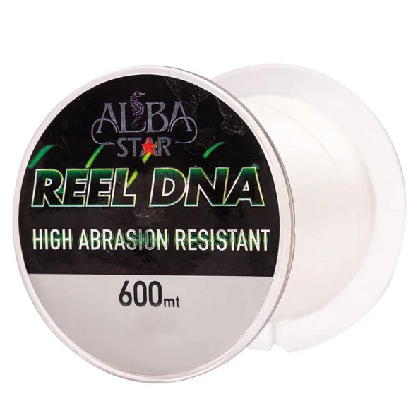 Albastar Reel Dna 0.28 mm 600m Olta Misinası Beyaz 5.2 kg Çeker ürün görseli 1