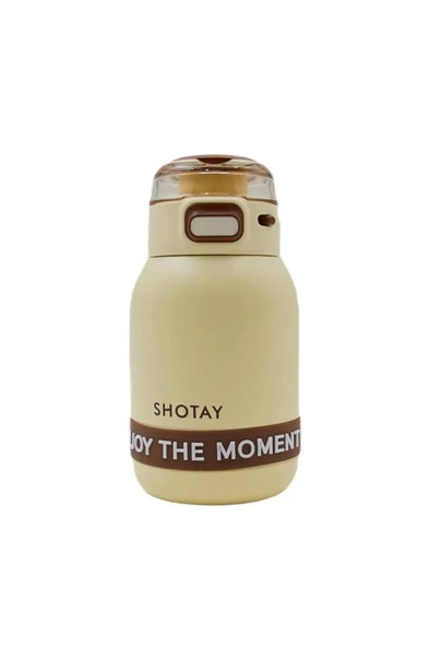 Shotay Çocuk Termos Matara 600Ml Krem ürün görseli 1