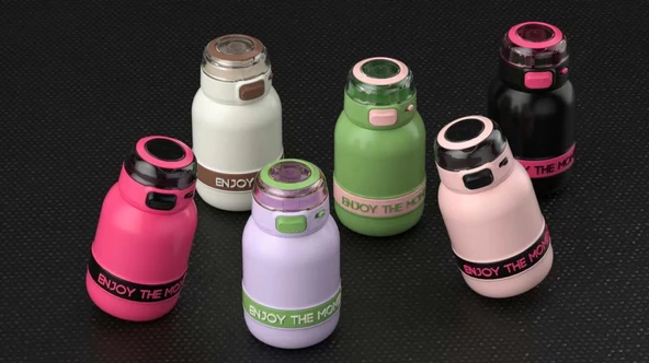Shotay Çocuk Termos Matara 600Ml Fuşya - Resim 4