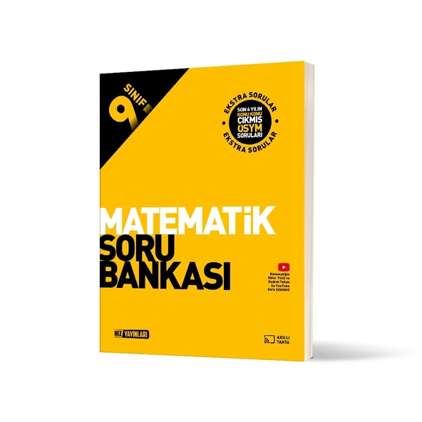 Hız Yayınları 9. Sınıf Matematik Soru Bankası Yeni Maarif Modeli ürün görseli 1