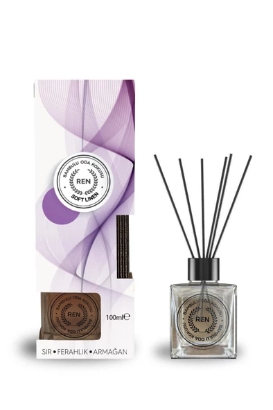 Soft Linen Bambu Çubuklu Oda Kokusu 100 ml Reed Diffuser ürün görseli 1