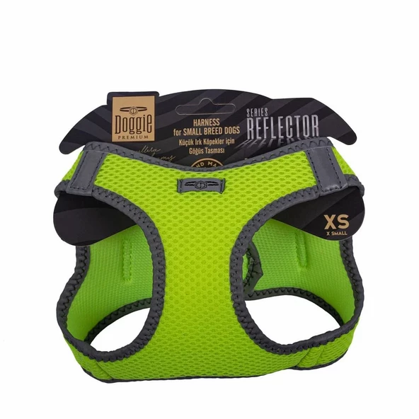 Doggie Reflektör Göğüs Tasması Sarı Xs-30-34Cm ürün görseli 1