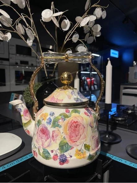 Miss Betty Emaye Demlik-Kettle 2,5 Lt Rose Deluxe MİSS-16895-17 ürün görseli 1